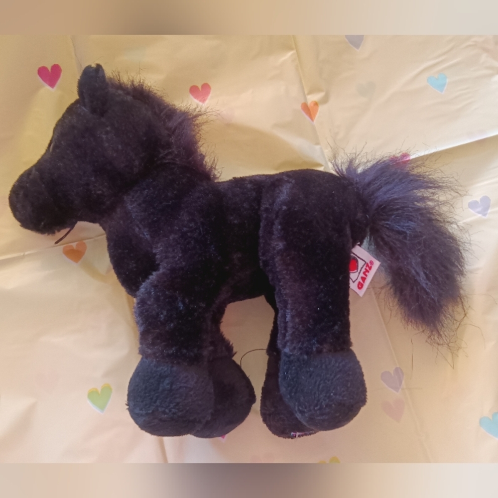 GANZ Black Plush Animal Toy